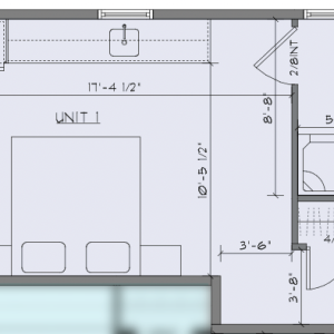 Room 201 – Double Queen Room